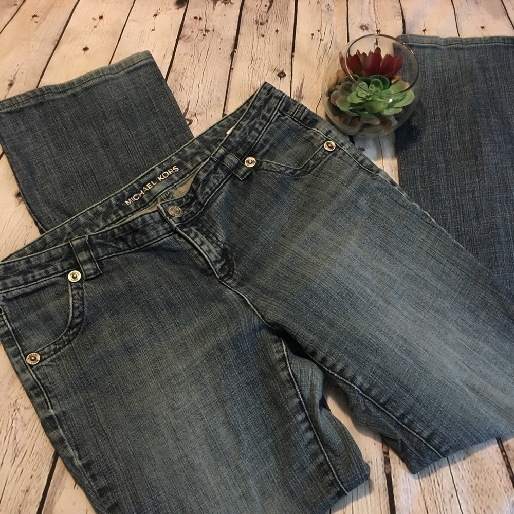 Michael Kors five pocket straight leg jean